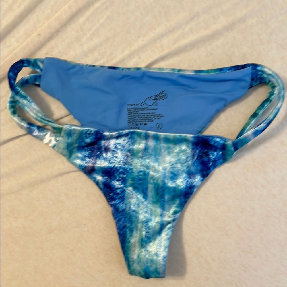 Jolyn Velvet Tie-Dye Bikini Bottom - Picture 2 of 2